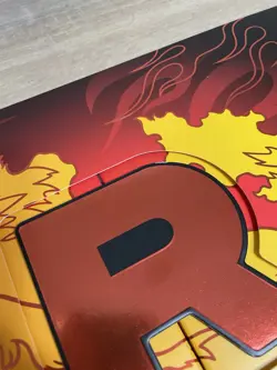 X1 Pokemon Team Rocket's Moltres Playmat, deck Box, coin, Markers & dice - Image 5