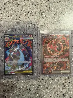 Mega Charizard X EX + Oricorio EX Pokemon TCG UPC Promo 023 024 NM+ Lot #1 - Image 1