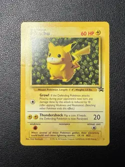 Pikachu #1 Ivy 1999 Black Star Promo Pokemon Card TCG LP (Dent) - Image 1