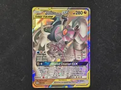 Arceus & Dialga & Palkia GX 156/236 Sm-Cosmic Eclipse Holo Pokemon Card - Image 1