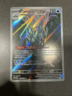 Pokemon TCG Mega Evolution Clawitzer 141/132 IR English - Image 1