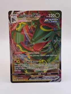 Pokemon TCG Rayquaza VMAX Crown Zenith Card 102/159 Near Mint - Image 1
