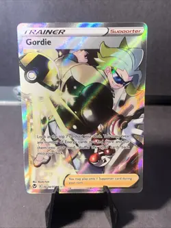 Pokemon TCG Gordie #TG24/TG30 Silver Tempest Trainer Gallery Ultra Rare Full Art - Image 1