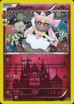 Diancie RC22/RC32 Generations: Radiant Collection Uncommon Pokemon Card LP - Image 1
