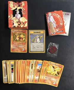 Vintage Bootleg Japanese Pokemon Guren Town Theme Deck, Has 2 Holo’s - Image 1