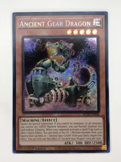 Ancient Gear Dragon BLTR-EN048 1st Edition Secret Rare Terminal Revenge Yu-Gi-Oh - Image 1