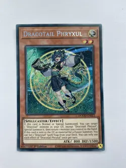 Yu-Gi-Oh Dracotail Phryxul Secret Rare DOOD-EN023 Mint - Image 1