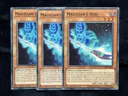 Yu-Gi-Oh! 3x Magician of Dark Illusion + 3x Magician’s Rod LED6 Playsets - Image 3