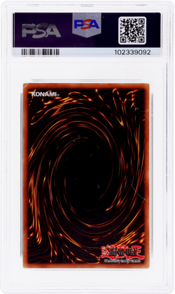 2002 Yu-Gi-Oh! Pharaoh's Servant Imperial Order Reverse Foil Error #104 PSA 5 - Image 2