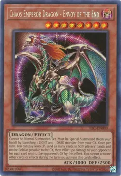 Yu-Gi-Oh! Chaos Emperor Dragon - Envoy of the End IOC-EN000 25th Anniversary - Image 1