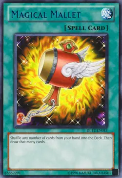 Yugioh! LP Magical Mallet - Blue - DL12-EN015 - Rare - Unlimited Edition Lightly - Image 1