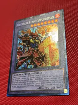 Yugioh! ULTIMATE FLAME SWORDSMAN (CR) MZMI-EN004 1ST COLLECTORS RARE NM - Image 2