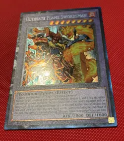 Yugioh! ULTIMATE FLAME SWORDSMAN (CR) MZMI-EN004 1ST COLLECTORS RARE NM - Image 3
