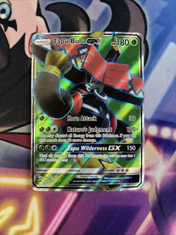 Tapu Bulu GX - 130/147 - Pokemon Burning Shadows Sun Moon Full Art Rare Card HP - Image 1