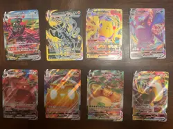 Pokemon TCG VMAX Card Lot of 8 Cards In Great Condition See Photos - Image 1