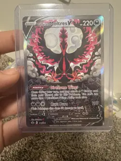 Pokemon TCG Galarian Moltres v Astral Radiance Holo Ultra Rare Card 177/198 - Image 1
