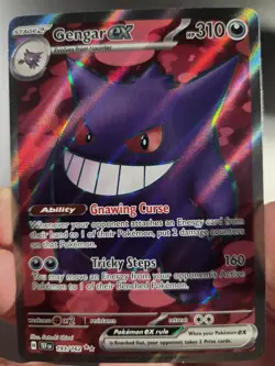 Gengar ex 193/162 Ultra Rare Full Art Pokemon TCG Card - Temporal Forces - Image 1