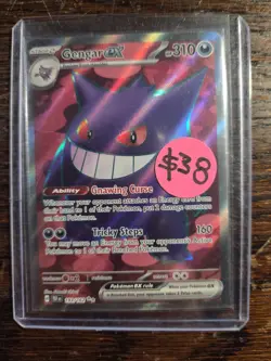 Gengar ex 193/162 Ultra Rare Full Art Pokemon TCG Card - Temporal Forces - Image 4
