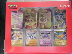 Pokemon Scarlet & Violet 151 (4 Mini Tins + 4 Promo Cards Bundle) SAMS CLUB - Image 1