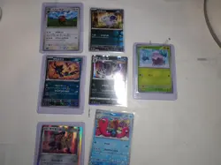 Japanese Pokemon Card Lot 7 Reverse Holo/ Holo Cards - Image 1