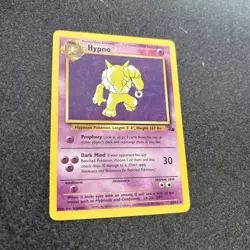 Pokemon TCG Hypno Non Holo Fossil Set 23/62 Rare Pokemon Card VLP - Image 1