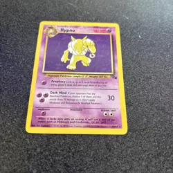 Pokemon TCG Hypno Non Holo Fossil Set 23/62 Rare Pokemon Card VLP - Image 2