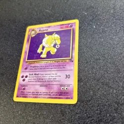 Pokemon TCG Hypno Non Holo Fossil Set 23/62 Rare Pokemon Card VLP - Image 3