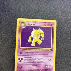 Pokemon TCG Hypno Non Holo Fossil Set 23/62 Rare Pokemon Card VLP - Image 5
