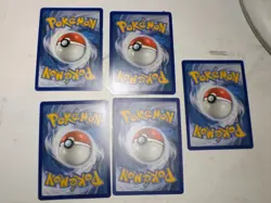 Lot of 5 Pokemon Reverse Holo/Holo Cards - Image 2