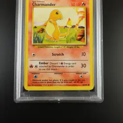PSA 9 Charmander 46/102 Pokemon Base Set 1999 Non Holo Graded Card - Image 3