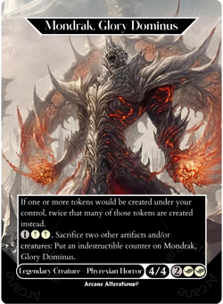 Mondrak, Glory Dominus - Full Art Altered Art Custom Cards - Image 1