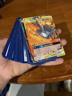 Pokemon Card Lot 50 OFFICIAL TCG Cards + VMAX GX EX OR V! *LOTS OF HOLOS* - Image 2