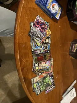 Pokemon Card Lot 50 OFFICIAL TCG Cards + VMAX GX EX OR V! *LOTS OF HOLOS* - Image 3