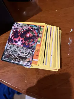 Pokemon Card Lot 50 OFFICIAL TCG Cards + VMAX GX EX OR V! *LOTS OF HOLOS* - Image 4