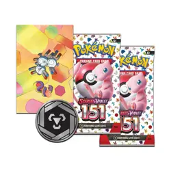 Pokemon TCG: Scarlet & Violet 151 4 Pack Mini Tins + 4 Promo Cards Box Sams Club - Image 3