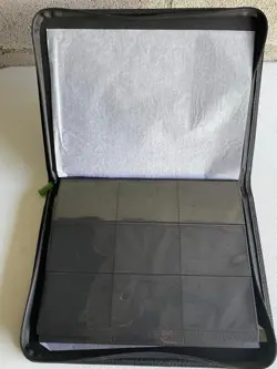 VaultX Premium Exo-TecR Zip Binder - 9 Pocket Trading Card Holds 360 - BLACK NEW - Image 4