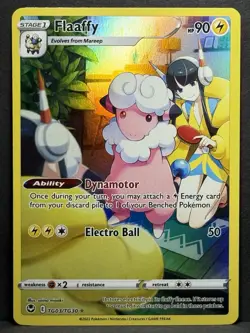 Pokemon TCG Flaaffy TG03/TG30 Silver Tempest Trainer Gallery Card NM Condition - Image 1