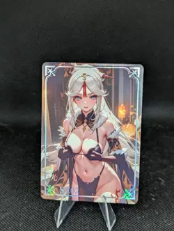 Ningguang Genshin My Lord Please Stay Goddess Story Waifu Spicy TCG Single Card - Image 1