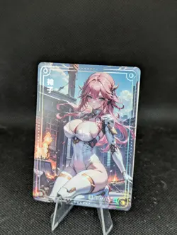 Elysia Honkai My Lord Please Stay Goddess Story Waifu Spicy TCG Single Card - Image 1