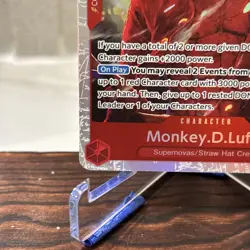 One Piece TCG Monkey D Luffy Card OP12-015 Super Rare Legacy of The Master NM - Image 5