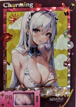 Kiana Kaslana Honkai Impact Mei Se Goddess Story Waifu PR-4 TCG Single Film Card - Image 1