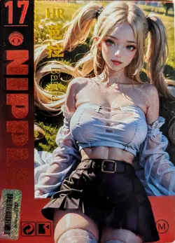 Barbara Genshin Impact Mei Se Goddess Story Waifu HR-17 TCG Single Card Spicy! - Image 1