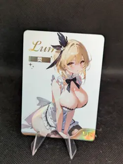 Lumine Genshin Impact Secretly Fascinated Goddess Story Waifu Card - Image 1