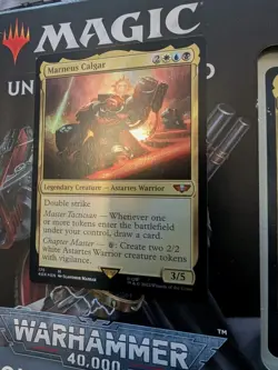 MTG Marneus Calgar Universes Beyond: Warhammer 40000 (40K) Foil NM - Image 3