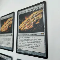 ✅🗡SET OF 4 MTG Oathkeeper Takeno's Daisho #265 Champions of Kamigawa 2004📸SEE - Image 5