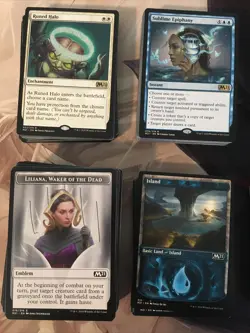 Magic the Gathering (Lot of 370) M21 Core Set Lot Rares Tokens + More Cube - Image 2