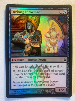 MTG 1x FOIL Lurking Informant Ravnica: City of Guilds Magic the Gathering x1 LP - Image 1