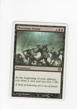Phyrexian Arena 9th Edition LP MTG Magic the Gathering d - Image 1