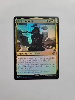 MTG - Annie Joins Up _ Outlaws of Thunder Junction Foil Rare #0191 - Image 1