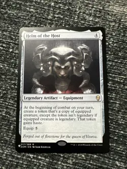 Magic The Gathering: Helm of the Host Dominaria Regular NM [MTG] - Image 1